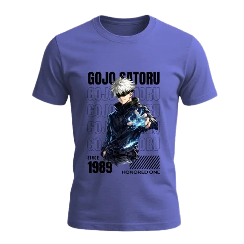 gojo satoru Blue Ivory t shirt design