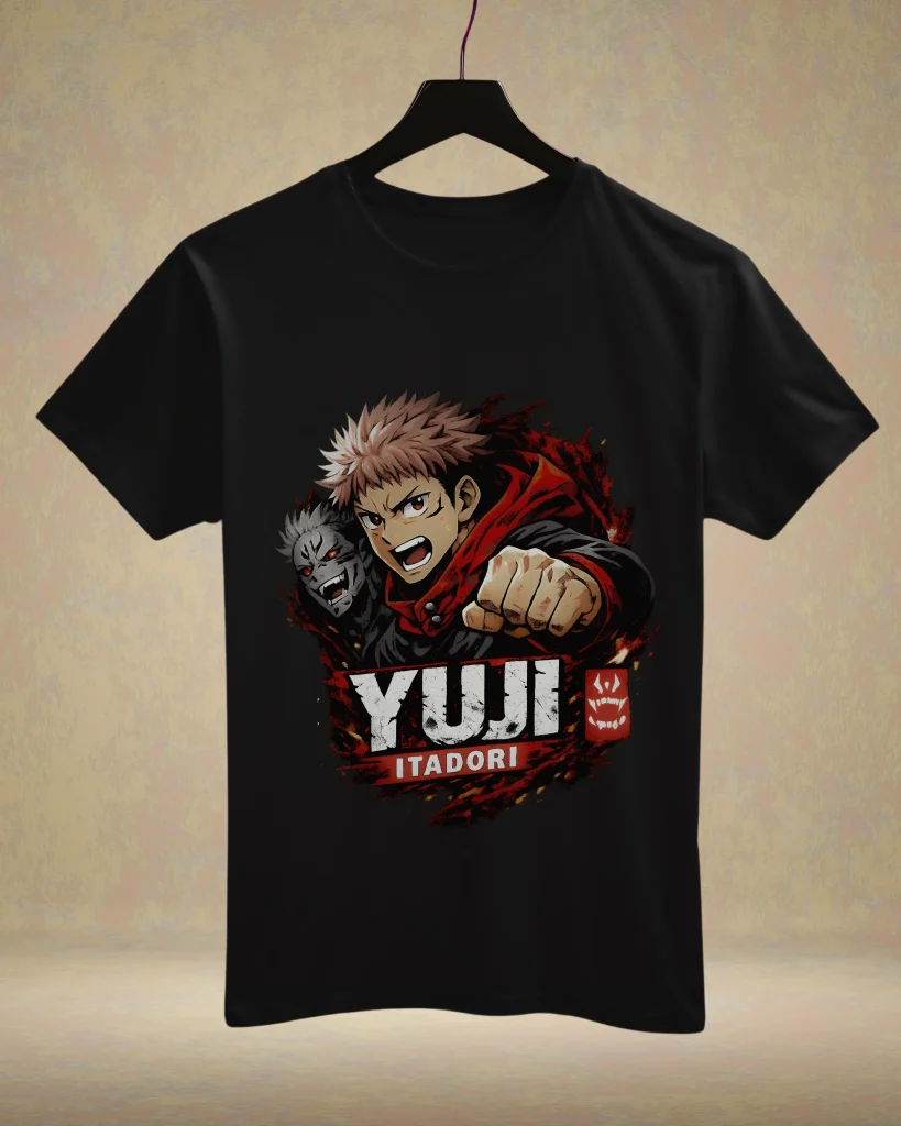 jujutsu kaisen yuji itadori merch t shirt